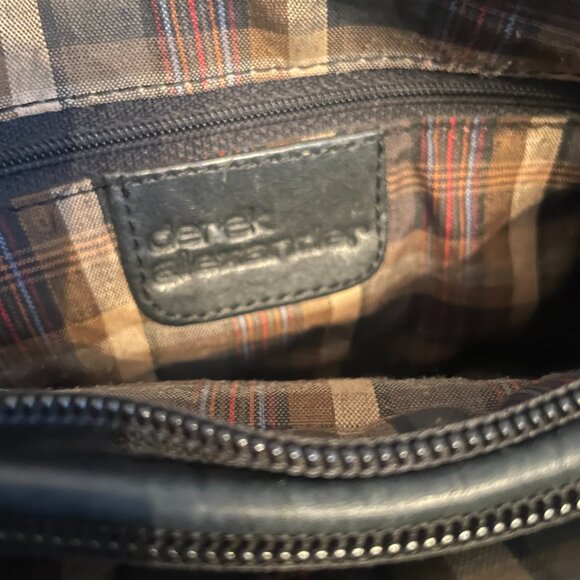 Derek Alexander Black Leather Organizer Crossbody Bag - Picture 9 of 9